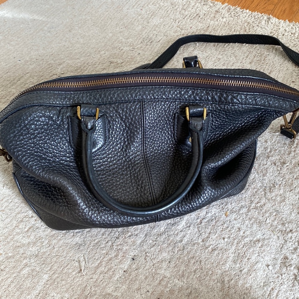 Madewell black leather purse